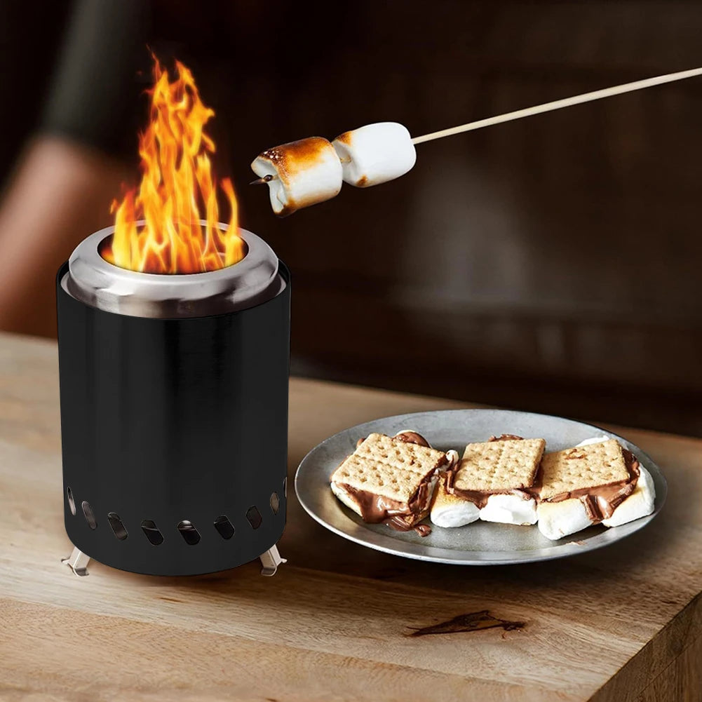 Smokeless Tabletop Wood Burning Fire Pit
