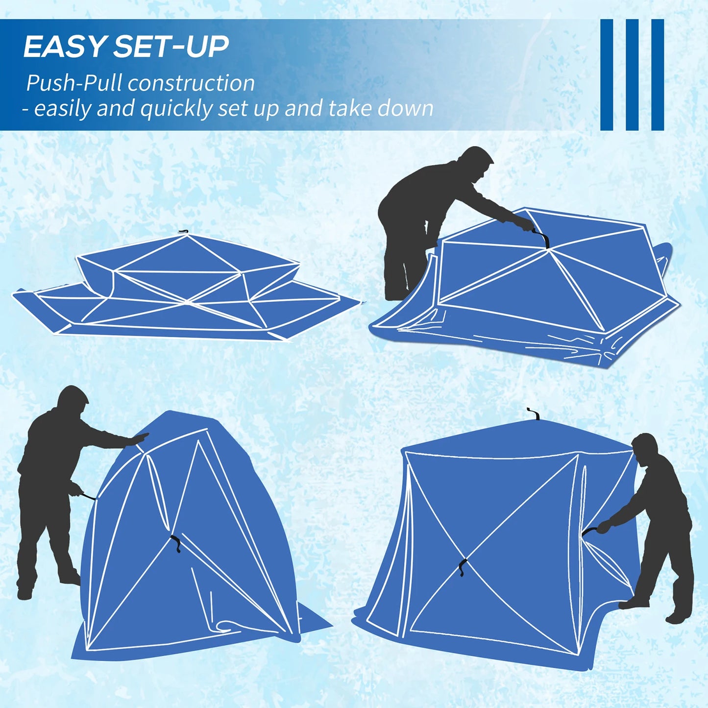 Portable Windproof Outdoor Ice Fishing Shelter