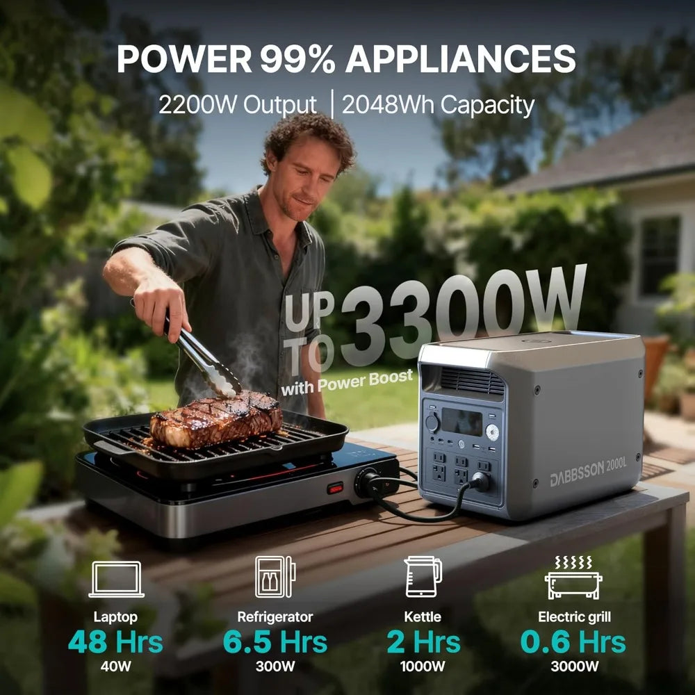 2048Wh Portable Power Station,