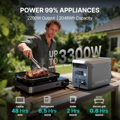 2048Wh Portable Power Station,