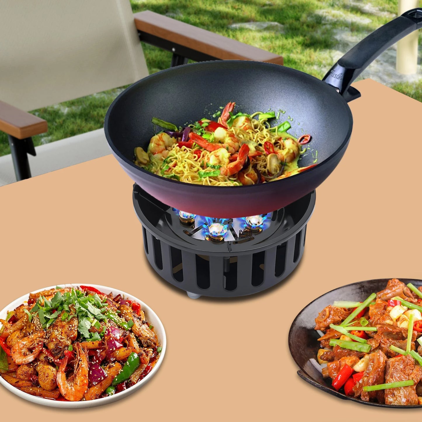 Portable Outdoor Camping Stove with Storage Bag