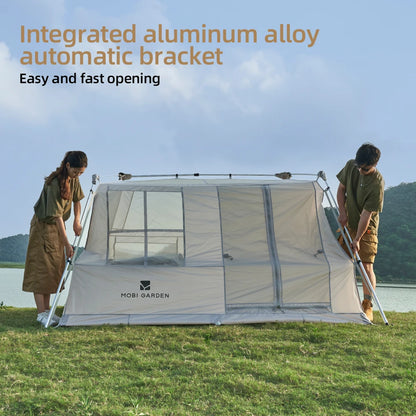 5.9 Outdoor Camping Vinyl Rainproof Sunscreen Tent