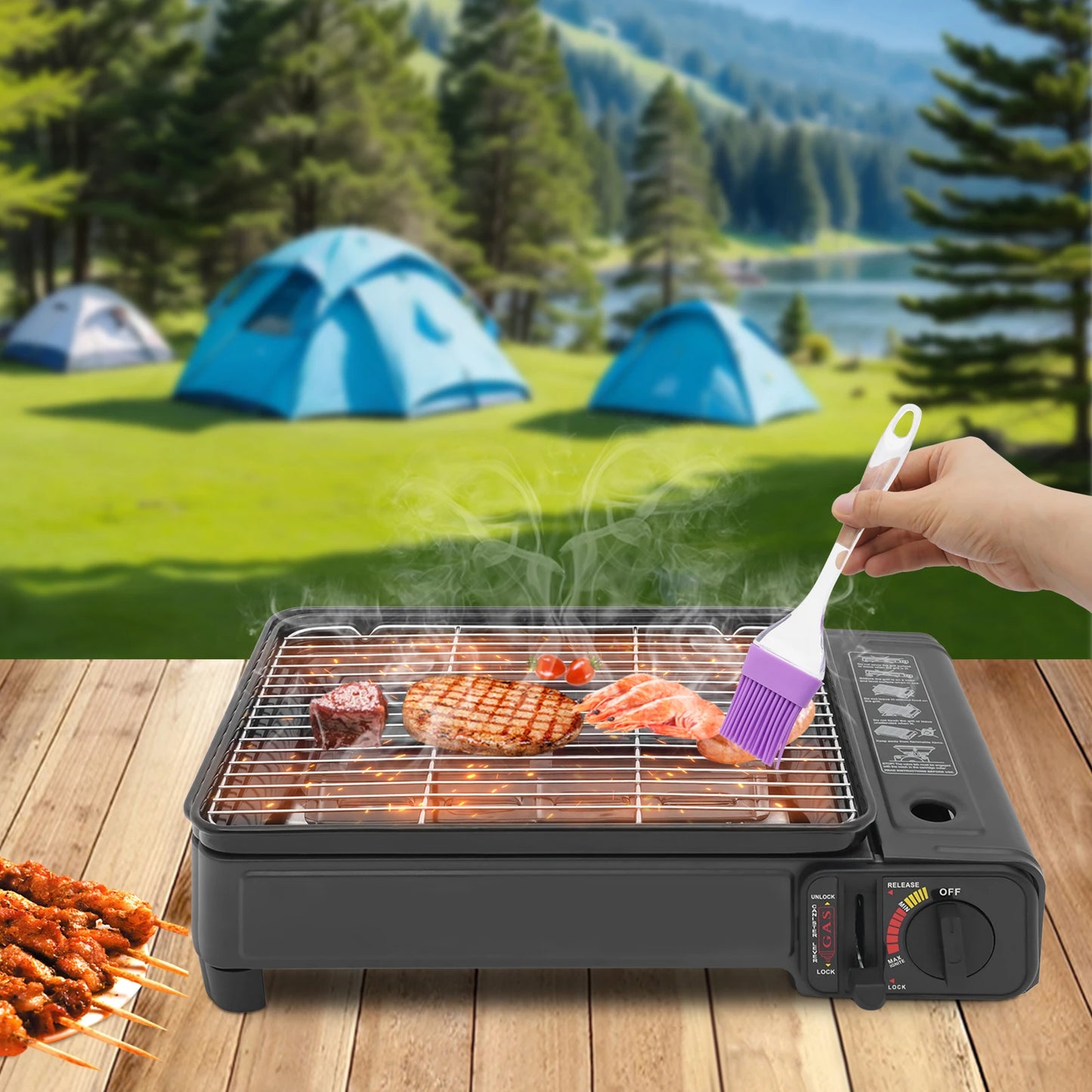 Portable LPG/Butane Gas Grill