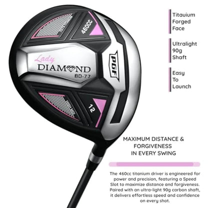 Complete Golf Club Package Set for Men Women