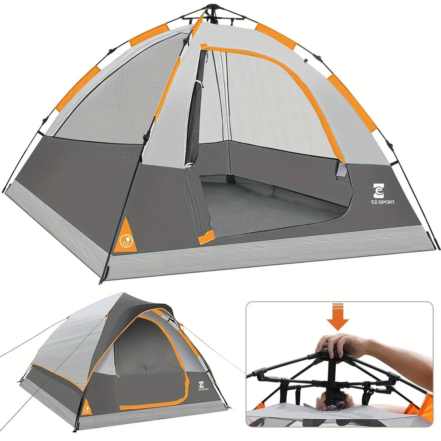 4 Person Instant Easy Set Up Camping Tent