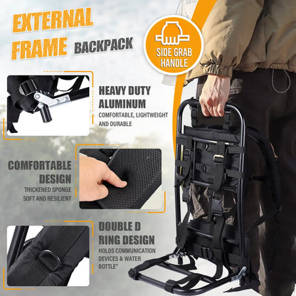 External Aluminum Frame Backpack