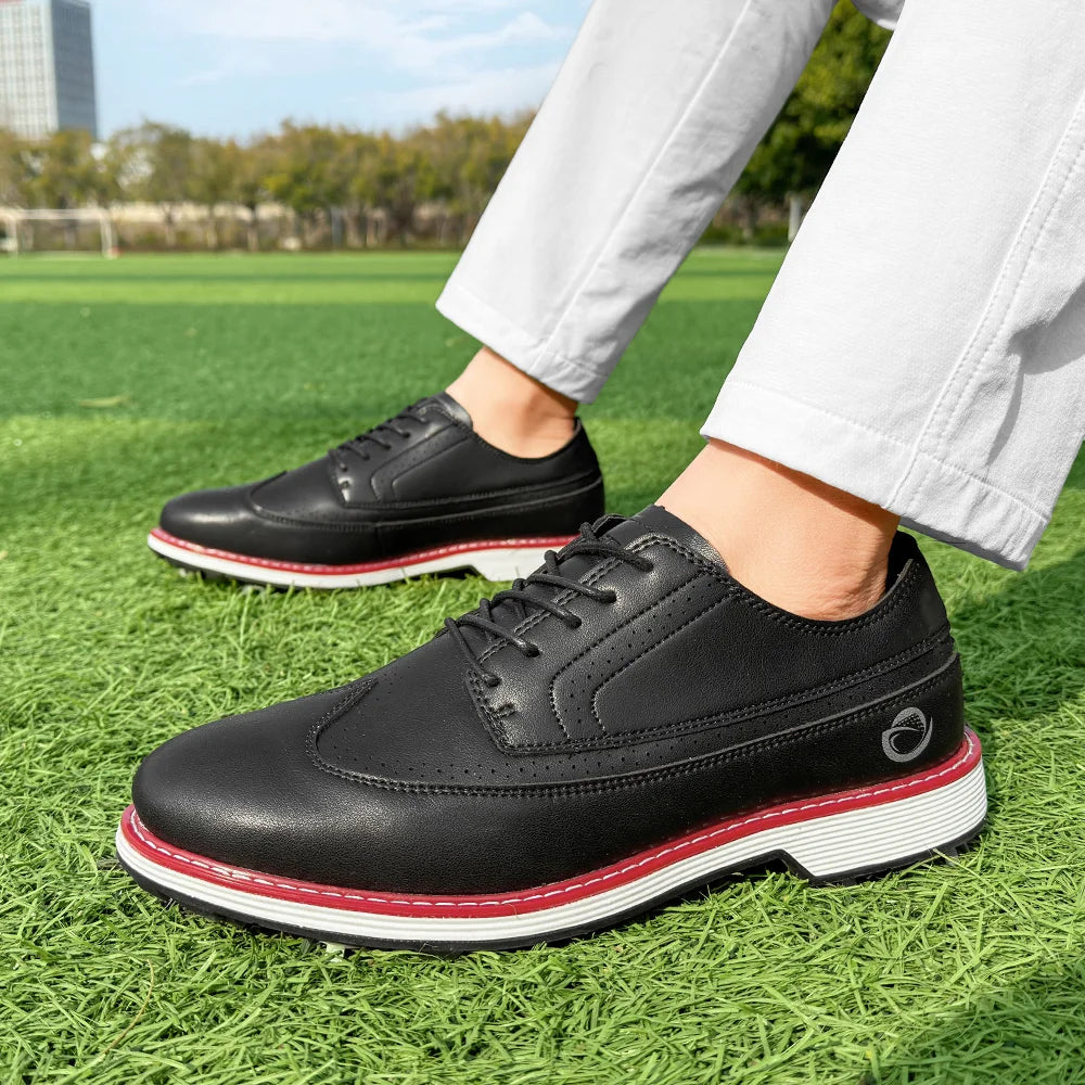 New Men Spiked Walking Golf Shoes Size 7-14