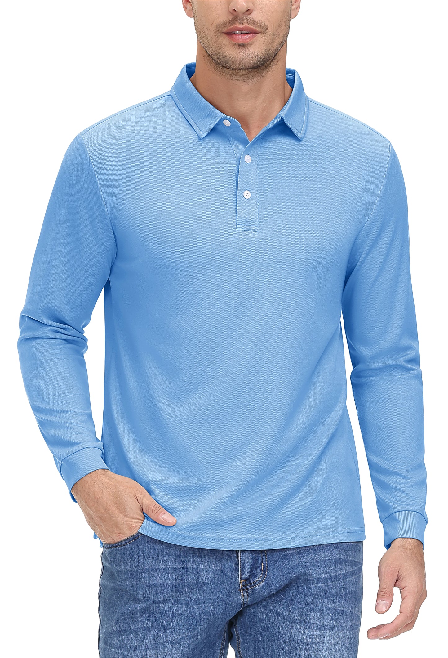 Mens Golf Polos Quick Dry Breathable T-shirt