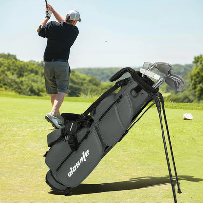 Lightweight Golf Stand Bag - Fits 5-9 Clubs -