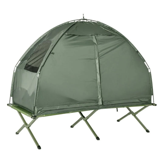 Elevated Cot Tent with Sleeping Bag