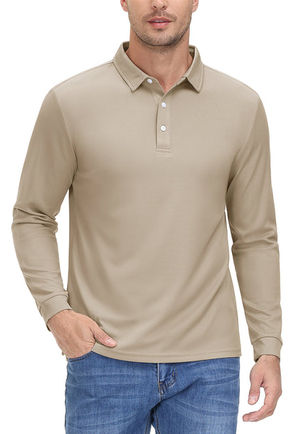 Mens Golf Polos Quick Dry Breathable T-shirt