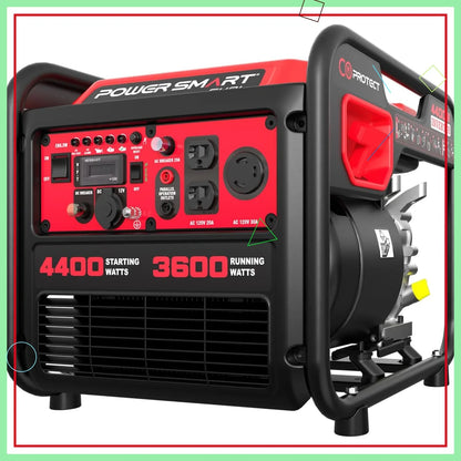 Portable 4400W Gas Powered Portable Inverter Generator