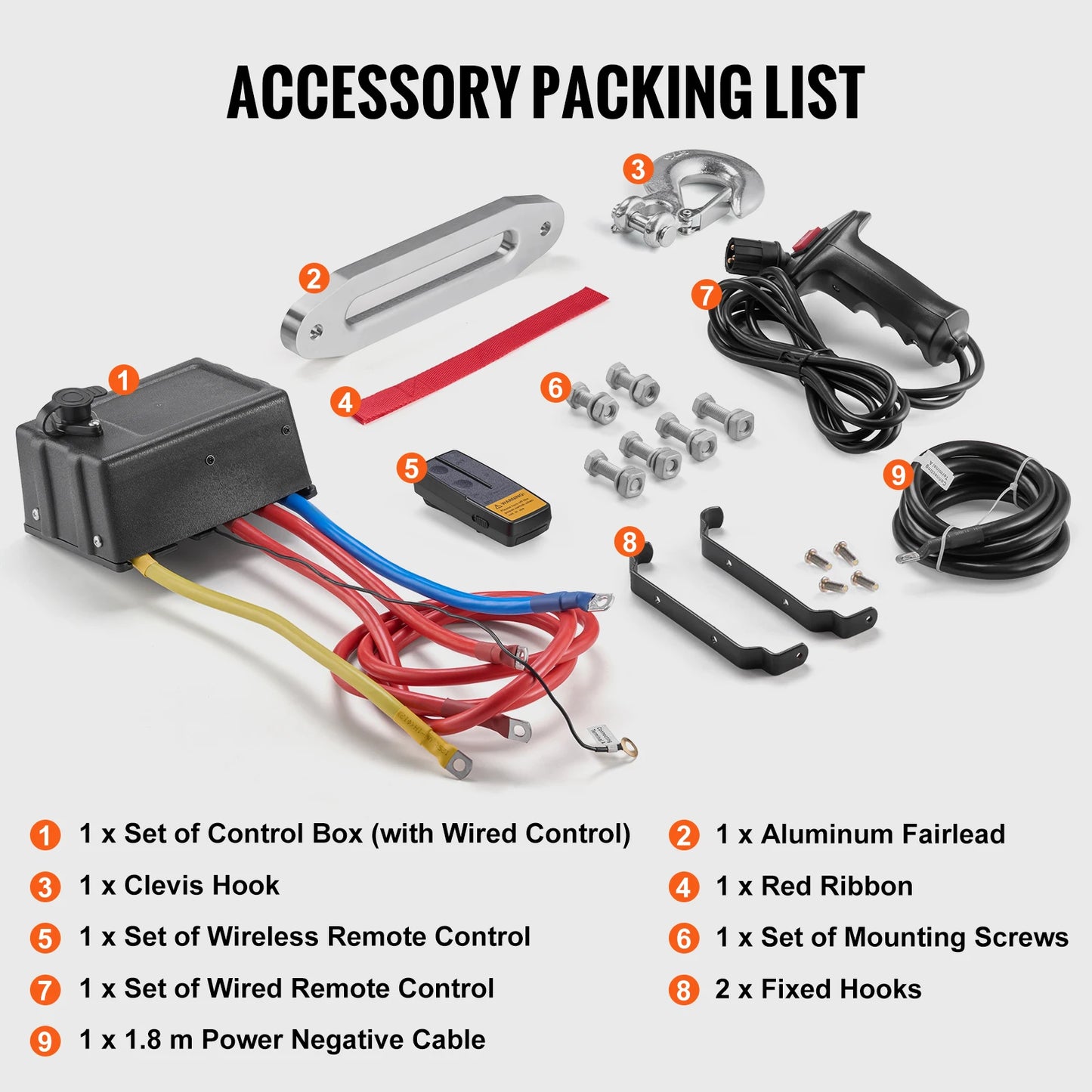 13500lbs Electric Car Truck Winch /80ft cable