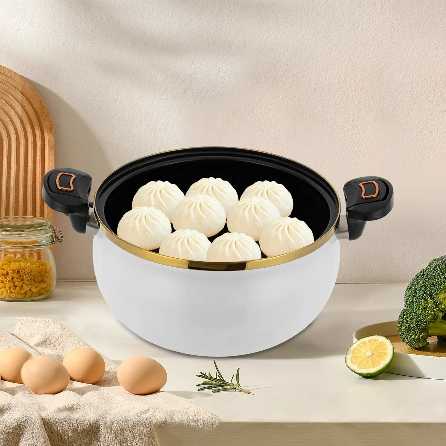 8L Micro Pressure Cooker Multi-Function Cooking Pot