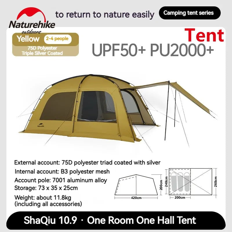 4 Seasons Large Space Tent With Chimney Hole
