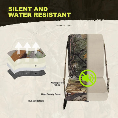 Heated Hunting Seat Cushion with Backrest,
