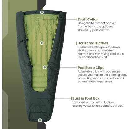 Ultralight Backpacking  Down  Camping Blanket