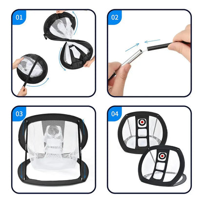 Popup Golf Chipping Net Pitching Cage