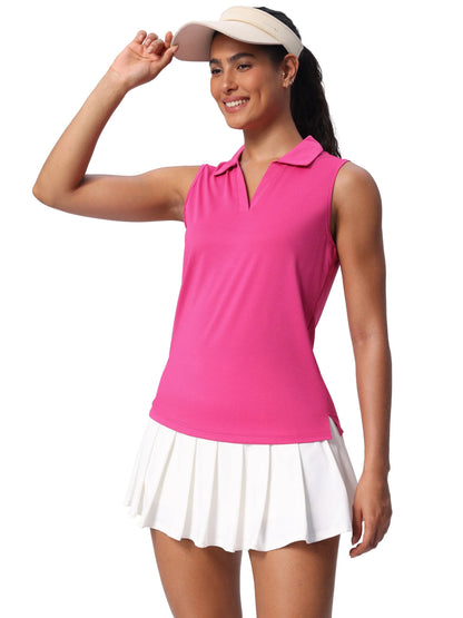 Women's Sleeveless Quick dry Golf Shirts