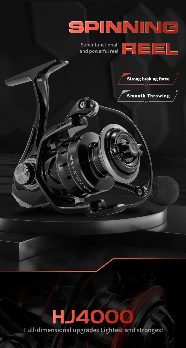 Metal Reel Cup Fishing Spinning Reel10KG Max Drag