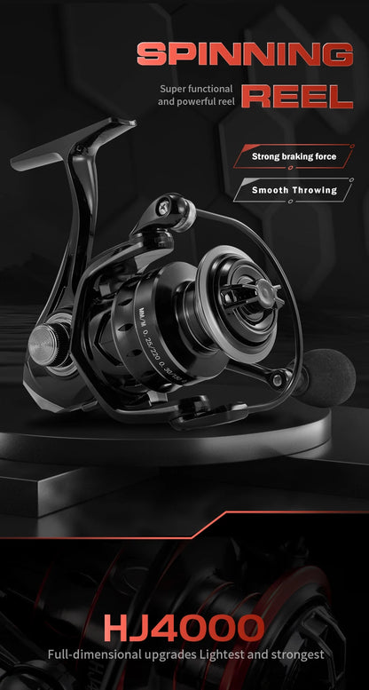 Metal Reel Cup Fishing Spinning Reel10KG Max Drag