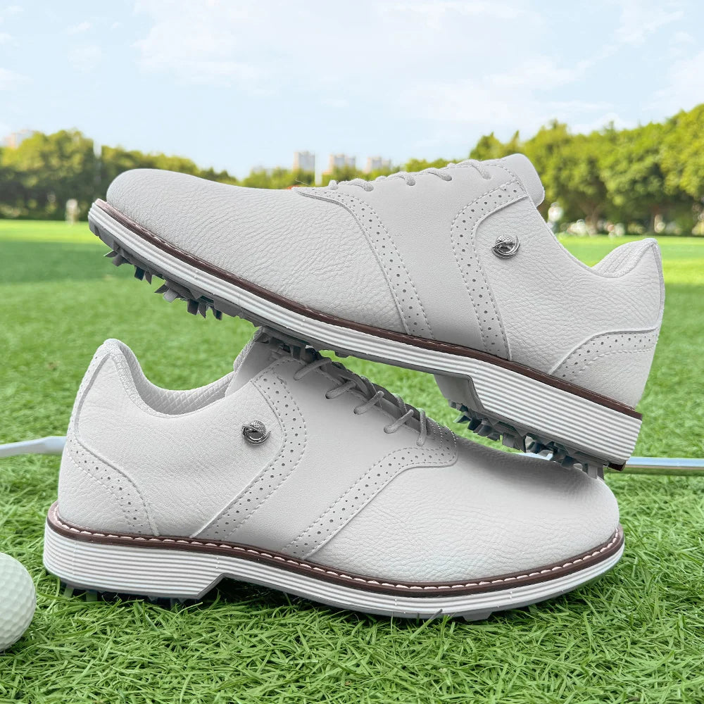 Golf Spiked Sneakers Walking Footwears for Golfers