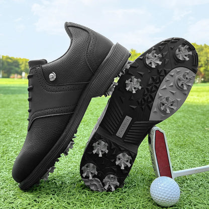 Golf Spiked Sneakers Walking Footwears for Golfers