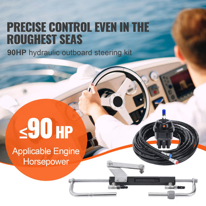 Hydraulic Outboard Steering Kit 90HP/150HP/300HP