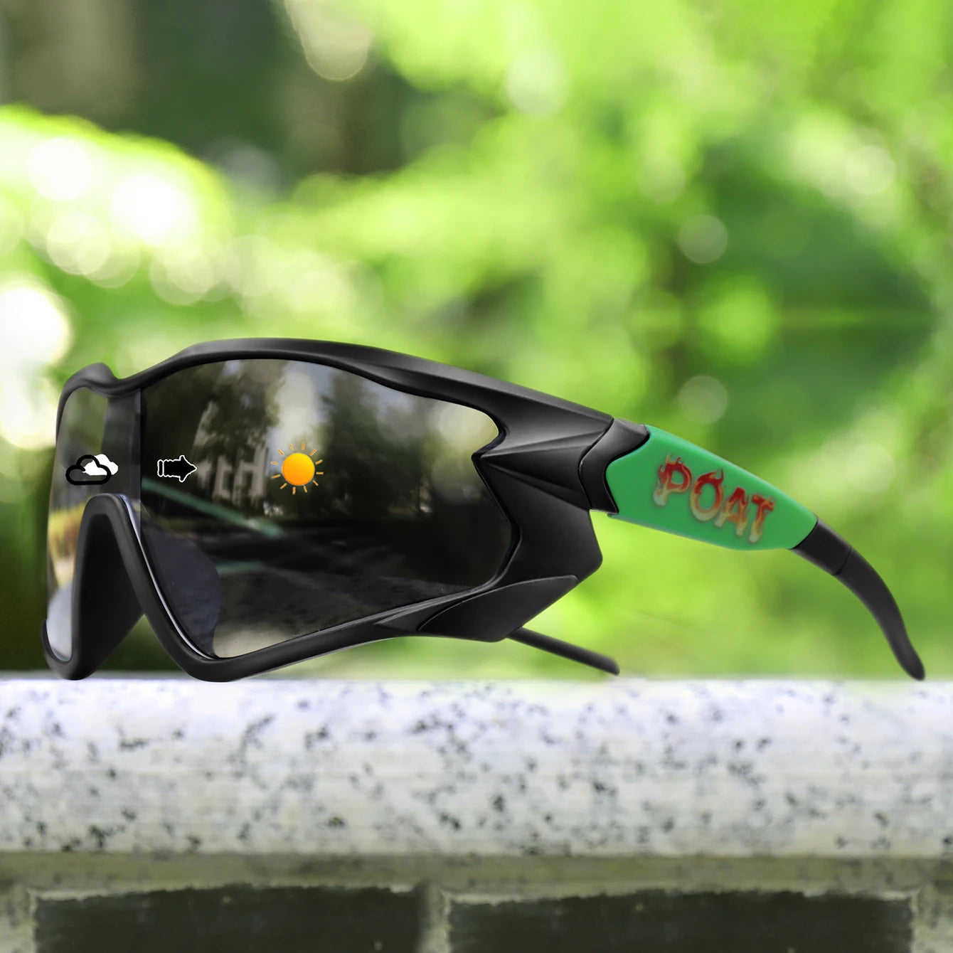 Men Women Sports Big Frame Windproof Goggles