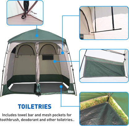Portable Outdoor Pop-Up Shower Tent Enclosure