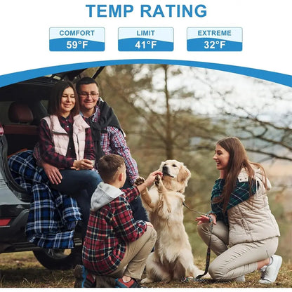 Lightweight Double Sleeping Bag for Camping, Backpacking