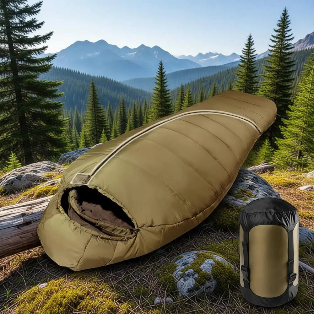 Cold Weather Lightweight Mummy Sleeping Bag