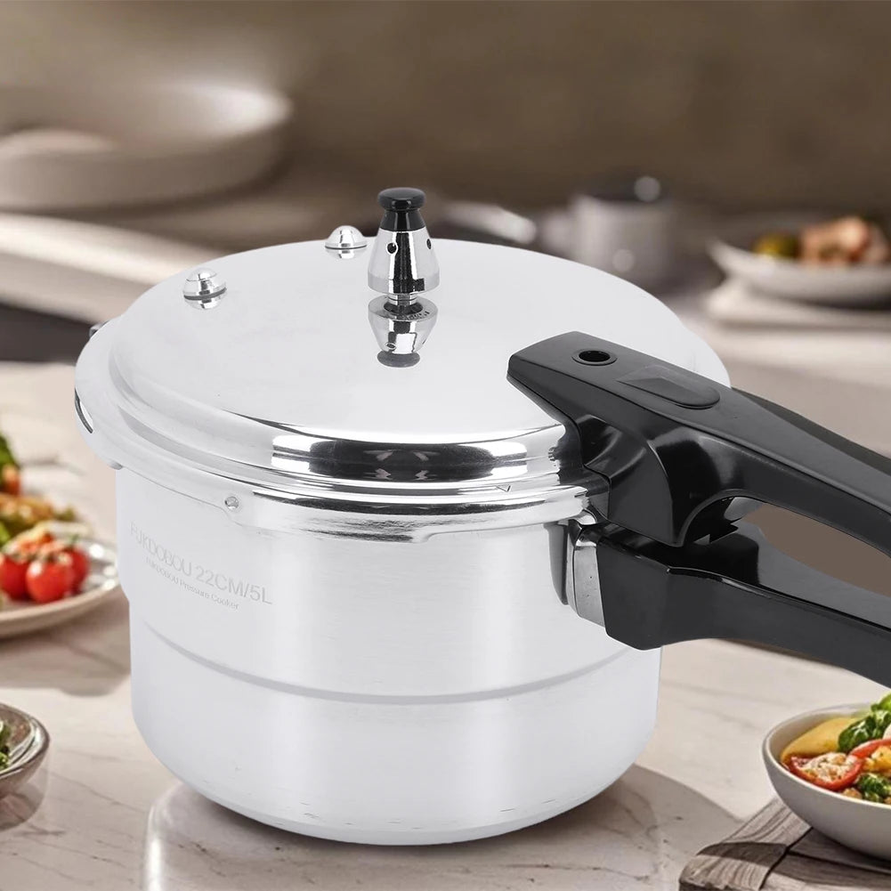 Aluminum Pressure Cooker with Steaming Plate