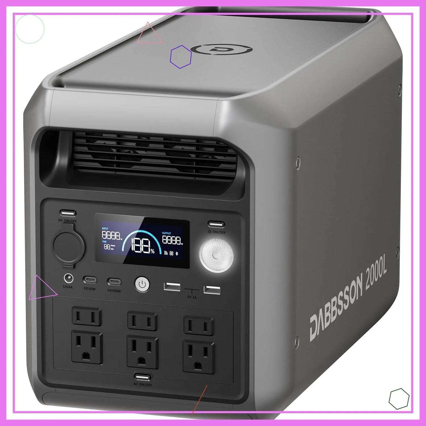 2048Wh Portable Power Station,