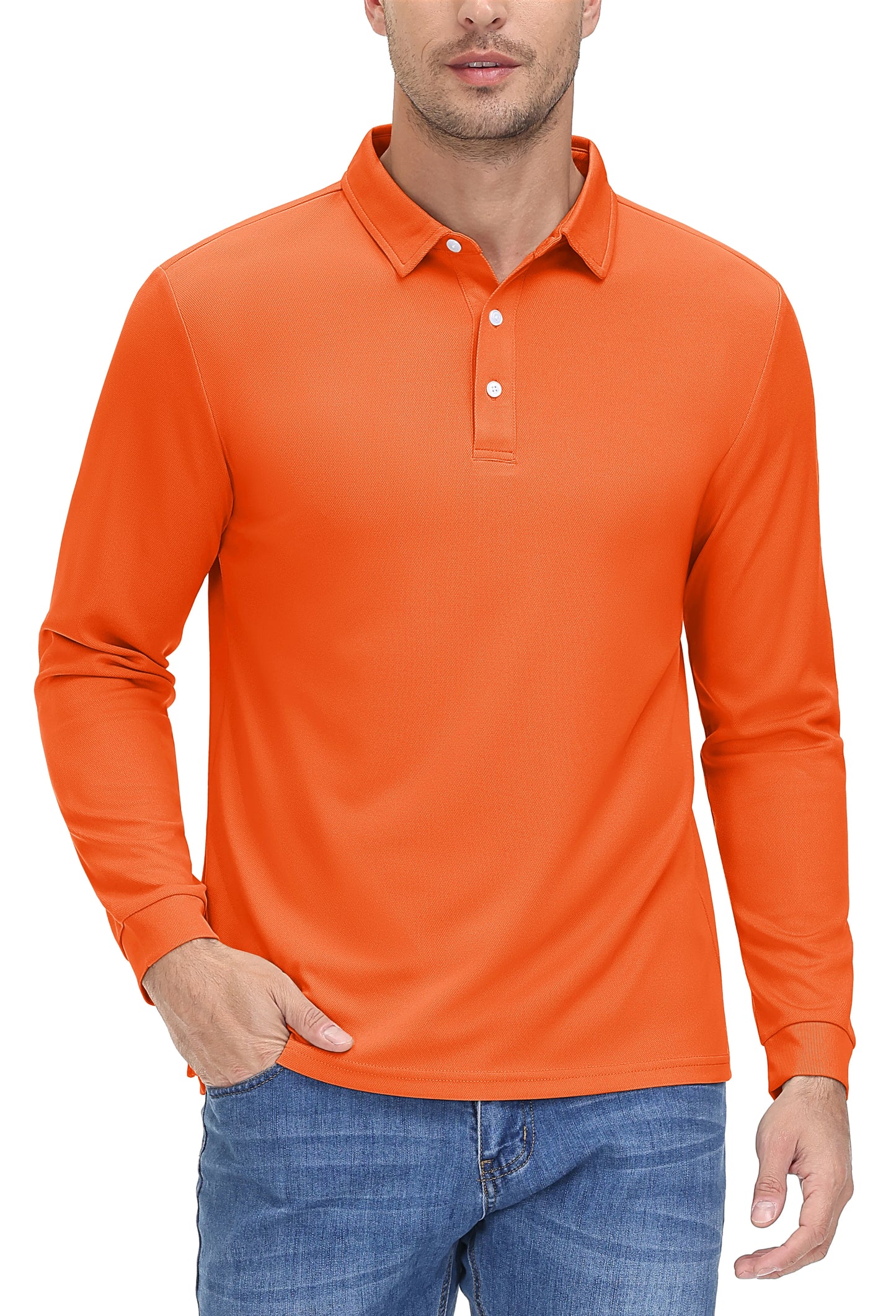 Mens Golf Polos Quick Dry Breathable T-shirt
