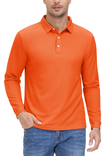 Mens Golf Polos Quick Dry Breathable T-shirt