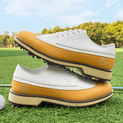 New Men Spiked Walking Golf Shoes Size 7-14