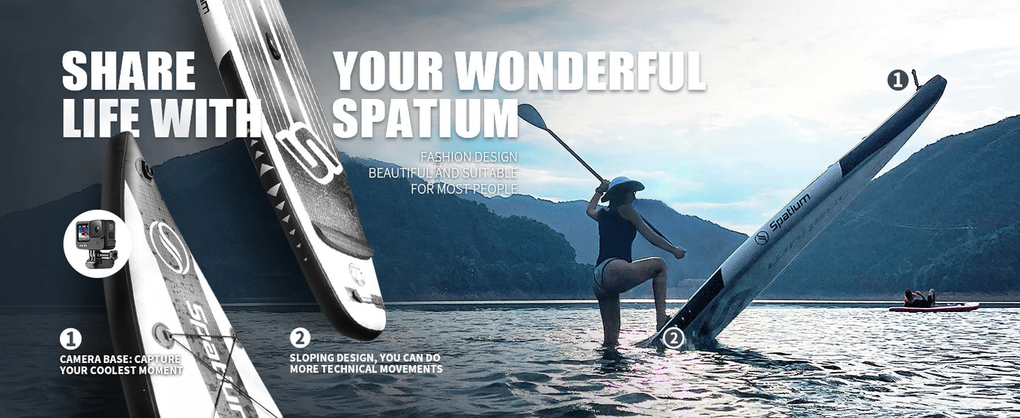 Inflatable Touring Paddle Non-Slip Surf Water Board