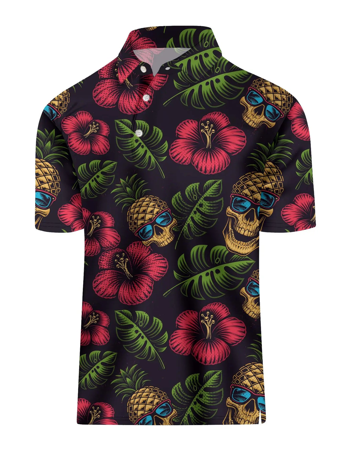 Men's Golf Shirt Hawaii Golf Polo Shirt