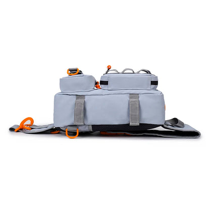 Male Hiking Crossbody Fishing Rod & Lure bag.