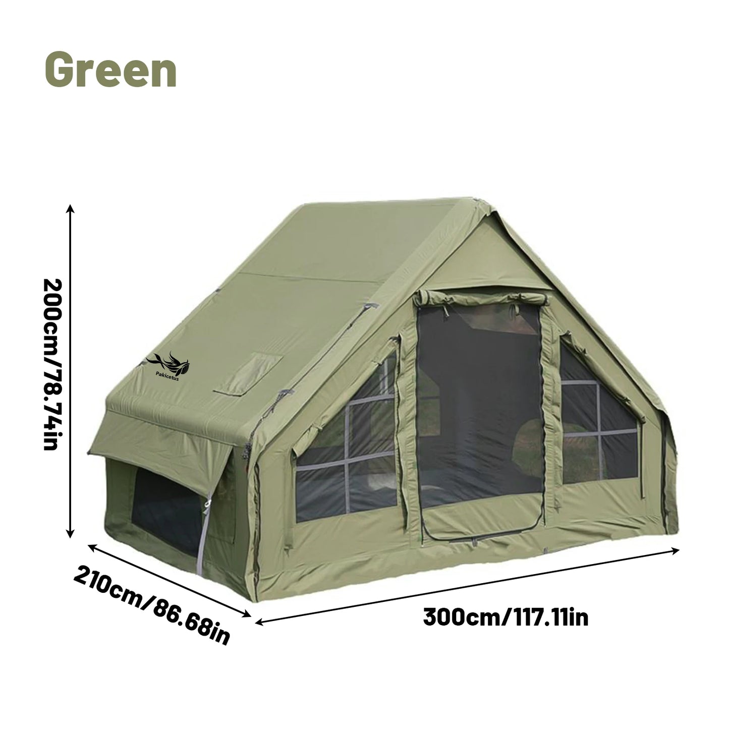 8 Person Inflatable Adult Luxury Camping, Stove Plug,