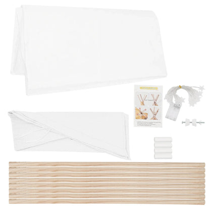 Kids Teepee Tent with Light & Padded Mat