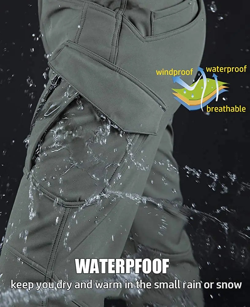 Outdoor Winter Waterproof Cargo Pants