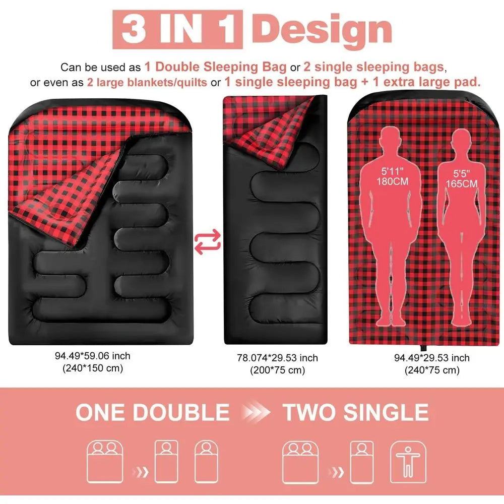 Double , Lightweight & Waterproof Camping Hiking, Backpacking