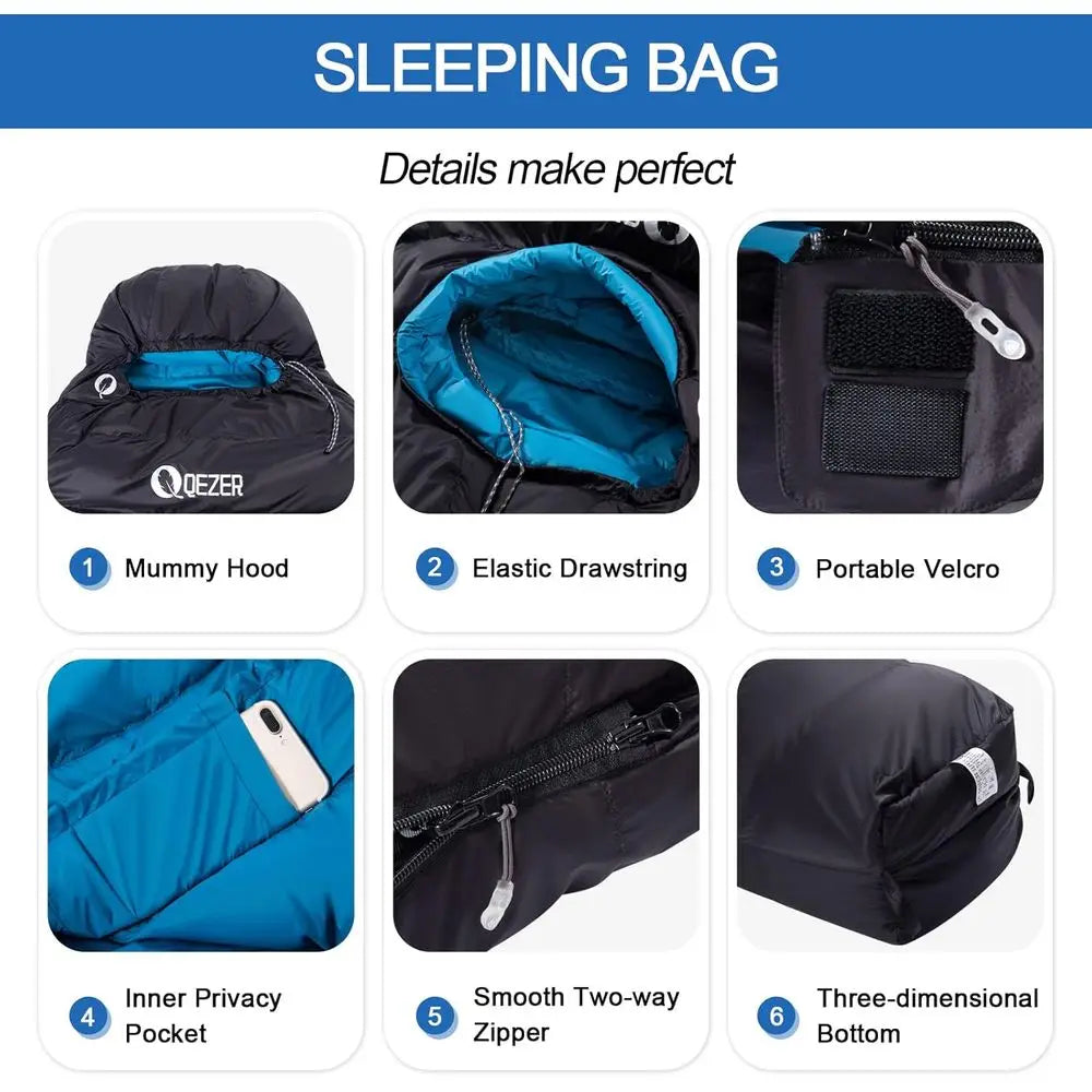Light-Weight Cold Weather Backpacking Mommy Bag