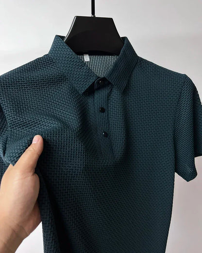 Men's Ultra Stretch Loose Fit Polo Shirts Breathable