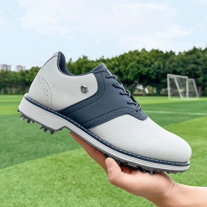 Golf Spiked Sneakers Walking Footwears for Golfers