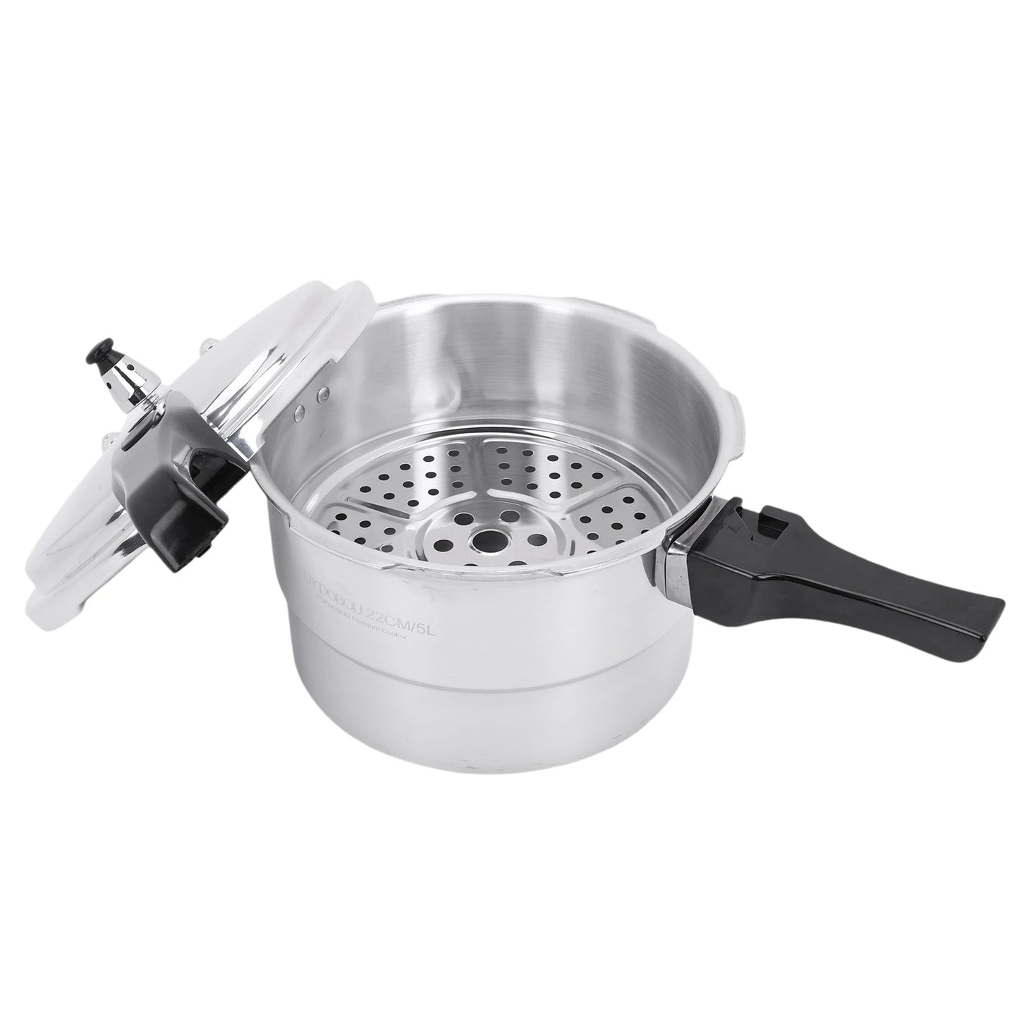 Aluminum Pressure Cooker with Steaming Plate