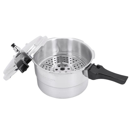 Aluminum Pressure Cooker with Steaming Plate