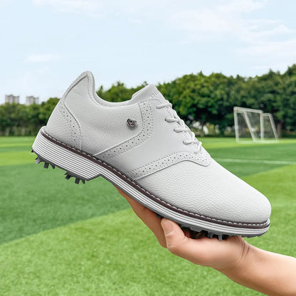 Golf Spiked Sneakers Walking Footwears for Golfers
